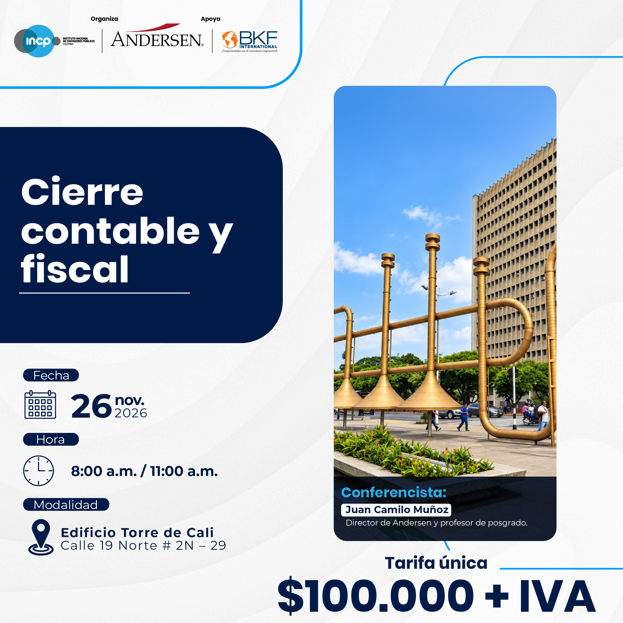 Cierre contable y fiscal (Cali)